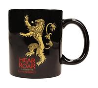 SD TOYS Game of Thrones Tazza Hear Me Roar Lannister, Ceramica, Nero, 10 cm