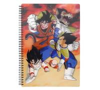 SD TOYS - Taccuino effetto 3D Goku VS Vegeta Dragon Ball Z - 30 x 21 cm