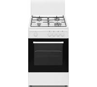 Ducati Cucina a Gas 4 Fuochi Forno a Gas Larghezza x Profondit 50x50 cm con Coperchio colore Bianco - SD554WG