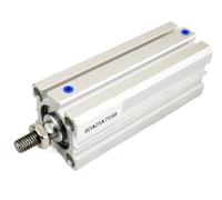 SDA16/20/25/32/40/50/63/80/100mm Alesaggio 5-100mm Corsa Compatto Sottile Cilindro Ad Aria Pistone A Doppia Azione Cilindro Pneumatico In Alluminio(Add Magnetic,SDA40 (BORE 40mm))