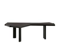 SDA287MZ Casa Tavolo da PC moderno e semplice in legno massello, scrivania Boss, minimalista, leggero, di lusso, a forma, ufficio design Ufficio(130 * 80 * 75cm)