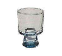 SDA287MZ Versatile Coppette da dessert con piedini in vetro trasparente 8 once, ciotole stelo a forma di montagna for gelato, zuppa inglese, budino, succo, cocktail