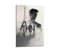 SDAEWUBB Mission Impossible 6, poster decorativo da parete su tela, poster decorativo da parete e stampa artistica moderna per camera da letto e camera da letto (40 x 60 cm)
