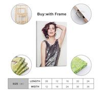 SDAEWUBB Poster decorativo da parete con Milla Jovovich su tela, stampa moderna su tela, poster decorativo per camera da letto, per camera da letto (50 x 75 cm)