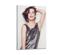 SDAEWUBB Poster decorativo da parete con Milla Jovovich su tela, stampa moderna su tela, poster decorativo per camera da letto, 20 x 30 cm
