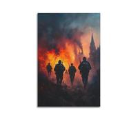 SDAEWUBB Poster decorativo da parete con soldato in tempo di guerra, stampa artistica su tela, poster decorativo moderno, per camera da letto, 20 x 30 cm