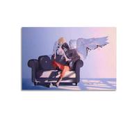 SDAEWUBB Poster decorativo da parete su tela, motivo: Angel of Killing, serie TV a tema anime, poster decorativo per camera da letto, stile moderno, 60 x 90 cm