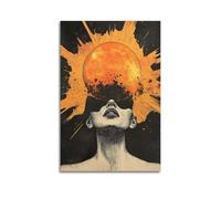 SDAEWUBB Poster decorativo da parete su tela, motivo "Daughter of Dying Light", stampa artistica moderna, per camera da letto, 20 x 30 cm