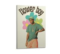 SDAEWUBB Poster decorativo da parete su tela, motivo Tyler, The Creator Flower Boy, stampa artistica moderna, per camera da letto, per camera da letto, 40 x 60 cm