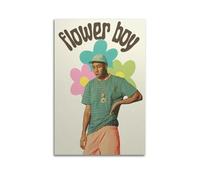 SDAEWUBB Poster decorativo da parete su tela, motivo Tyler, The Creator Flower Boy, stampa artistica moderna, per camera da letto, per camera da letto, 40 x 60 cm