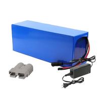 SDAJS Batteria al Litio Ricaricabile Personalizzabile da 72 V 60 Ah, Pacco Batteria al Litio con Caricabatterie e BMS, Spina Anderson, per Motore da 1000 W a 5600 W