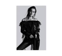 SDALGIFY Poster su tela di Ana De Armas in bianco e nero, decorazione per camera da letto, ufficio, camera da letto, regalo, 50 x 75 cm