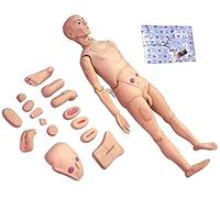 SdaryWare Manichino per la Cura del paziente, Bambola Infermieristica in PVC, simulatore di addestramento per la RCP, competenze infermieristiche di Base in geriatria, Modello Umano geriatri