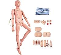 SdaryWare Modello anatomico Umano, Modello di Scheletro, simulatore di rianimazione cardiopolmonare e manichino per l'addestramento alle competenze, Forniture mediche per l'educazione all'as