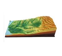 SdaryWare Modello di Combinazione di Cinque Terreni - Modello didattico geografico - con pianure, Colline, bacini, Montagne, altipiani, per la Classe di Geologia Scolastica Strumento di