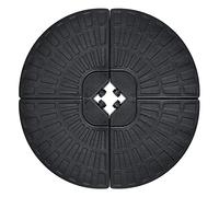 SDAZHX 4-Piece Umbrella Base Set Modular Fillable Weights for 38-48mm Cantilever Parasols, Commercial & Outdoor Use(48 x 48 x 7cm)