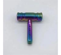 SDCDKLPEPT Gear Shift Knob Per pomello del cambio in alluminio con impugnatura a T, leva del cambio per auto, stile joystick, leva del cambio adatta alla maggior parte(T style colorful)