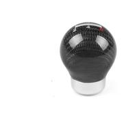 SDCDKLPEPT Gear Shift Knob Pomello del cambio in fibra di carbonio Pomello della leva del cambio manuale Pomello della maniglia a di sfera rotonda(5speed Ball shape 2)