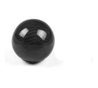 SDCDKLPEPT Gear Shift Knob Pomello del cambio in fibra di carbonio Pomello della leva del cambio manuale Pomello della maniglia a di sfera rotonda(Ball shape black)