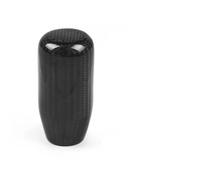 SDCDKLPEPT Gear Shift Knob Pomello del cambio in fibra di carbonio Pomello della leva del cambio manuale Pomello della maniglia a di sfera rotonda(73MM black)