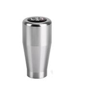 SDCDKLPEPT Gear Shift Knob Pomello del cambio manuale Tat per cambio manuale a 5 velocità, pomello del cambio in alluminio M8, M10, M12, leva del cambio da corsa(Silver)
