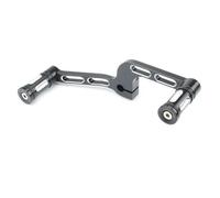 SDCDKLPEPT Leva del cambio a pedale per motocicletta Kit di pedane per leva del cambio in alluminio per moto, pedane per comandi centrali per Sportster per XL883 per XL 1200(B-Black)