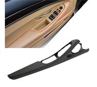 SDCDKLPEPT Maniglia interna a portiera 'auto con cornice per interruttore a pulsante Per BMW F10 F11 F18 Serie 5 2010-2017 LHD Gruppo Maniglia Interna Portiera( Black)