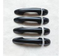 SDCDKLPEPT Maniglie esterne per portiere auto Copertura per maniglia della porta in plastica nera opaca ad installazione rapida per Toyota Fortuner, Hilux e Revo 2016-2023( Black 2)