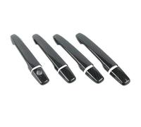 SDCDKLPEPT Maniglie esterne per portiere auto Modanatura Per Maniglia Porta Laterale Esterna Auto, Decorazione Per Mitsubishi Lancer-Evolution X EVO 08-17, Stile Fibra Di Carbonio( B)