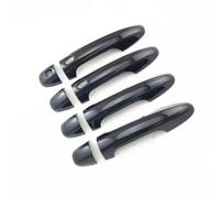 SDCDKLPEPT Maniglie esterne per portiere auto Per Hilux N80 2015 2016 2017 2018 2019 2020 4 pezzi nero brillante copertura maniglia della porta porte ABS