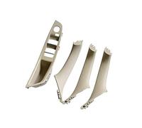 SDCDKLPEPT Maniglie Interne Per Portiere, Interruttori Alzacristalli E Finiture Per BMW F10/F11/F18 Serie 5 2010-2016 Gruppo Maniglia Interna Portiera( Beige White-4pcs)