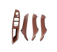 SDCDKLPEPT Maniglie Interne Per Portiere, Interruttori Alzacristalli E Finiture Per BMW F10/F11/F18 Serie 5 2010-2016 Gruppo Maniglia Interna Portiera( Red Brown-4pcs)