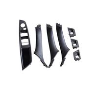 SDCDKLPEPT Maniglie Interne Per Portiere, Interruttori Alzacristalli E Finiture Per BMW F10/F11/F18 Serie 5 2010-2016 Gruppo Maniglia Interna Portiera( Black-7pcs)
