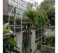 SDdPulse Arco da giardino per esterni, pergolato per piante rampicanti, arco decorativo per rose, arco decorativo in metallo resistente alle intemperie, supporto per piante clematide rosa d'uva, 3