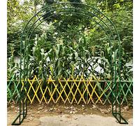 SDdPulse Arco da giardino per esterni, pergolato per piante rampicanti, arco decorativo per rose, arco decorativo in metallo resistente alle intemperie, supporto per piante clematide per rose d'uva, 3