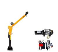 SDdPulse Gru a sbalzo manuale, 12 V/24 V, piccola gru a sbalzo manuale, paranco elettrico montato su veicolo domestico, solo staffa da 500 kg, doppio controllo 12 V, 800 kg