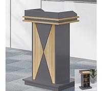 SDdPulse Supporto regolabile in legno per chiese e auditorium, portatile, da pavimento, per aule ed eventi, ideale per padroni di casa