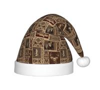 SDEGTHO Alce orso cervo bambini cappello di Babbo Natale rosso comodo Natale per bambini vacanza Natale