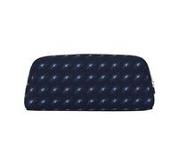 SDEGTHO Astuccio in pelle con stampa della galassia della Via Lattea, grande capacità, per la scuola, portapenne per penne stilografiche, regalo per ragazzi e ragazze, Oro, Taglia unica, Astuccio per