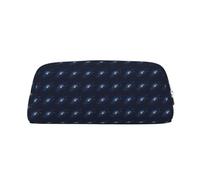 SDEGTHO Astuccio in pelle con stampa della galassia della Via Lattea, grande capacità, per la scuola, portapenne per penne stilografiche, regalo per ragazzi e ragazze, Argento, Taglia unica, Astuccio