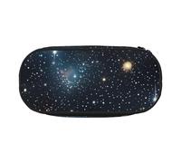 SDEGTHO Astuccio multiuso con stelle e galassie e stelle costellazioni, astuccio multiuso, astuccio portatile, astuccio per penne per ufficio, Nero , Taglia unica, Organizer per borse