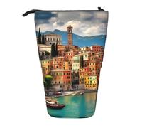 SDEGTHO Bellissimo astuccio telescopico italiano, portapenne per studenti, cancelleria per scuola e università, Nero , Taglia unica, Organizer per borse