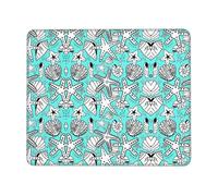 SDEGTHO Bellissimo tappetino per mouse professionale con stella marina, con bordo di blocco e gomma antiscivolo per una superficie stabile della scrivania