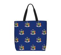 SDEGTHO Borsa a tracolla in poliestere con bandiera di New York per tutti con tasche interne, borsa per laptop con cerniera per viaggi di lavoro., Nero, One Size