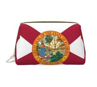 SDEGTHO Borsa portaoggetti con bandiera della Florida, piccola borsa per il trucco per borsa da viaggio mini borsa cosmetica, bianco, Taglia unica
