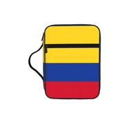 SDEGTHO Borsa stampata della Bibbia della Chiesa della Colombia, Custodia per il trasporto delle Scritture per la scuola, Organizzatore durevole del manicotto del libro