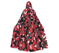 SDEGTHO Camo che stampa il mantello incappucciato adulto di Halloween 57,8 pollici del cappello oversize per il vampiro