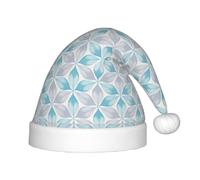 SDEGTHO Cappello di Natale del bambino di Babbo Natale del bambino dei fiori di ibisco tropicale per il capodanno del partito copricapo extra spesso classico pelliccia