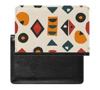 SDEGTHO Custodia protettiva per documenti da viaggio con motivo geografico arancione audace, custodia per passaporto per viaggi internazionali e vacanze