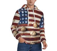 SDEGTHO Felpa invernale da uomo in pile con cappuccio regolabile con cappuccio, abbigliamento casual, felpa invernale, Nero , L